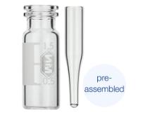 Vial N 11, t/snaplåg, 0,2 ml, m/insats