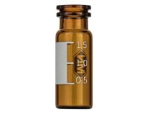 Vial N 11 t/snaplåg 1,5 ml, amber, skala