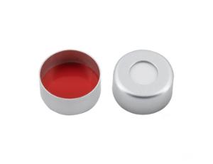 Crimp cap N 11, alu silikone/teflon, hul