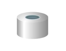 Crimp cap, N 13, butyl/PTFE, hul