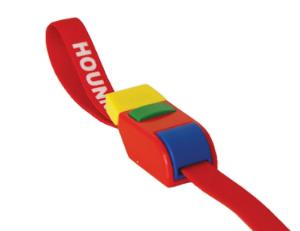 Stasebånd til babyer, rød