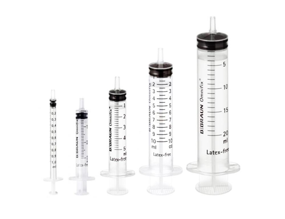 Sprøjte 3 komp, 3 ml, luer