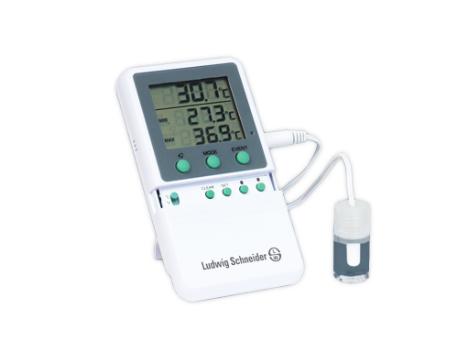 Termometer, digital -50°c - +70°c m/cert