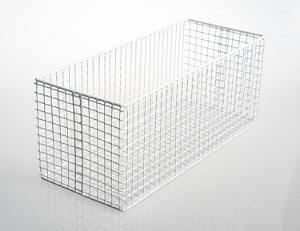 Trådnetkurve 12 x 30 x 12 cm poly