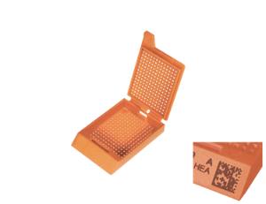 Biopsikassette m/ låg, trådet/strip frsk