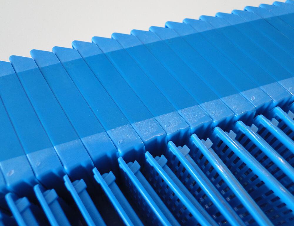 Bio-safe kassette m/tape, lys blå