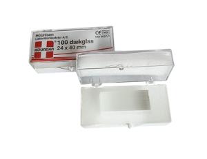 Dækglas 24 x 40 mm