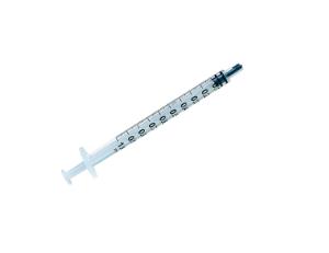 Sprøjte, Chirana®, 3 komp. 1 ml Luer