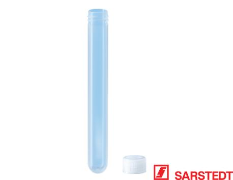 Rør, 6 ml,  92 x 11,5 mm, PP, m/skruelå