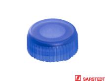 Skruelåg med o-ring til 0,5-2 ml blå