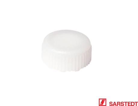 Skruelåg, til 2 ml mikrorør, hvid