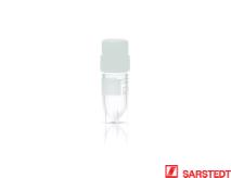 Cryorør, 1,2/1,0 ml, hvidt låg
