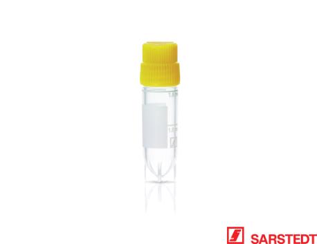 Cryorør, 2,0/1,8 ml, gult låg