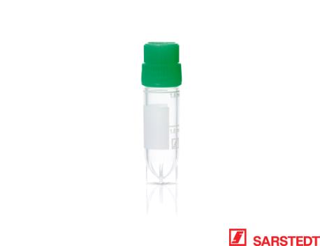 Cryorør, 2,0/1,8 ml, grønt låg