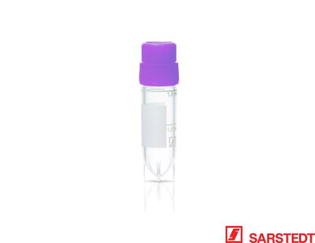 Cryorør, 2,0/1,8 ml, lilla låg