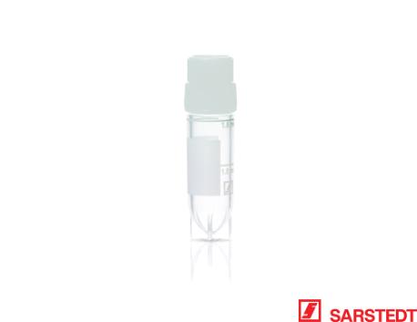 Cryorør, 2,0/1,8 ml, hvidt låg