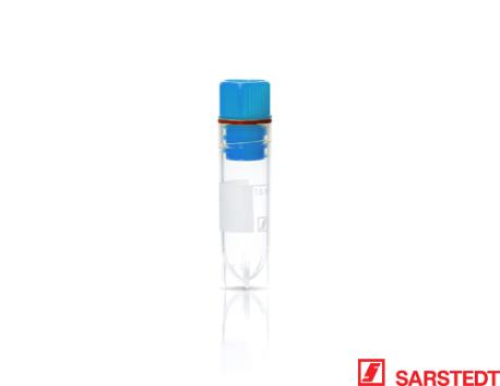 Cryorør, 2,0/1,6 ml, blåt låg