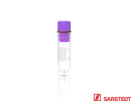 Cryorør, 2,0/1,6 ml, lilla låg