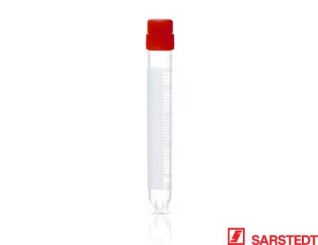 Cryorør, 5,0/4,5 ml, rødt låg