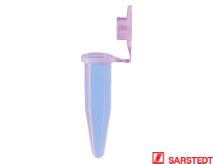 Mikrorør 1,5 ml, m/låg - lilla