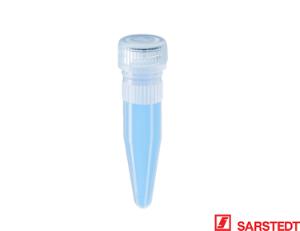 Mikrorør 1,5 ml, m/skruelåg pp