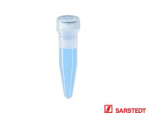 Mikrorør 1,5 ml, m/påskruet låg