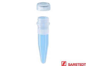 Mikrorør 1,5 ml, m/skruelåg vedlagt, pp