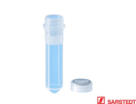 Mikrorør 2 ml m/skruelåg sp.bd.pp