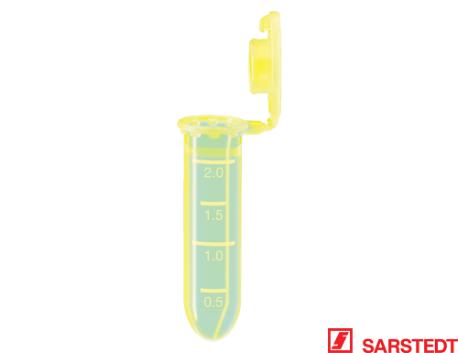 Mikrorør 2 ml, SafeSeal, gul