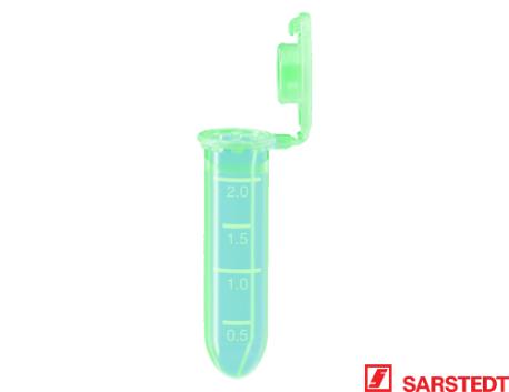 Mikrorør 2 ml, SafeSeal, grøn