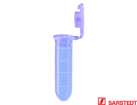 Mikrorør 2 ml, SafeSeal, violet