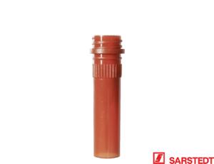 Mikrorør 0,5 ml u/skruelåg, brun
