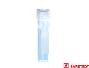 Mikrorør 0,5ml m/skruelåg, steril,m/felt