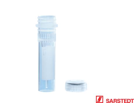 Mikrorør 0,5 ml m/skruelåg, m/skrivefelt