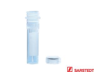 Mikrorør 0,5 ml m/skruelåg, m/skrivefelt