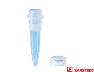 Mikrorør 0,5 ml m/skruelåg u/stårand