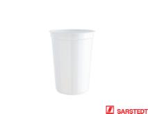 Bæger, 250 ml, 73x100, PS, hvid