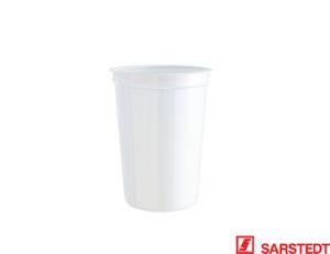 Bæger, 250 ml, 73x100, PS, hvid