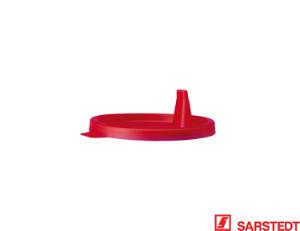 Snaplåg m/tud, rød, PE