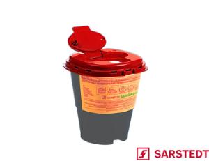 Kanylebøtte, 2,5 L, genanvendt PP, grå