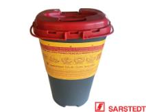 Kanylebøtte, 3 L, genanvendt PP, grå