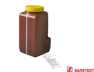 Urindunke 3000 ml brun