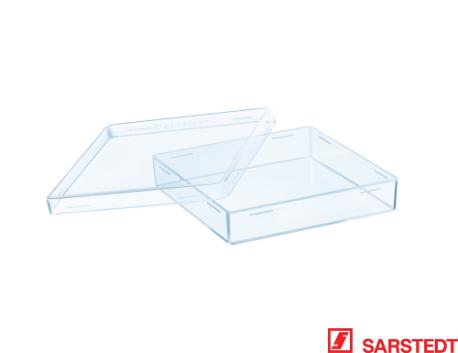 Petriskål, firkantet, gammasteril