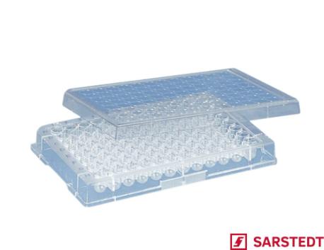 Cellekulturplade, 96 brønde, BIOFLOAT™