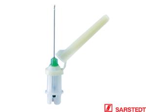 Kanyle, safety 21g x 1 1/2 grøn