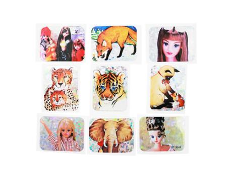 Legetøj klistermærke pige-mix