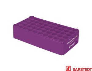 Monovette-stativ 5x10x17 mm d17 lilla