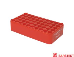 Monovette-stativ 5 x 10 x 17 mm d17 rød