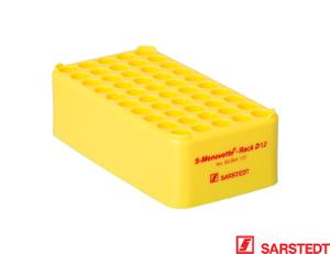 Monovette-stativ 5 x 10 x 12 mm d12 gul