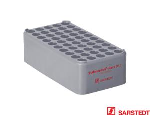 Monovette-stativ 5 x 10 x 12 mm d12 grå